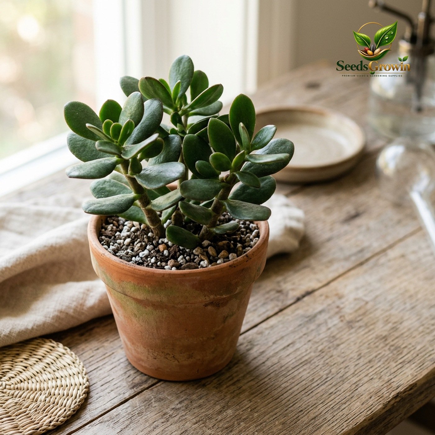 Jade plant live houseplant