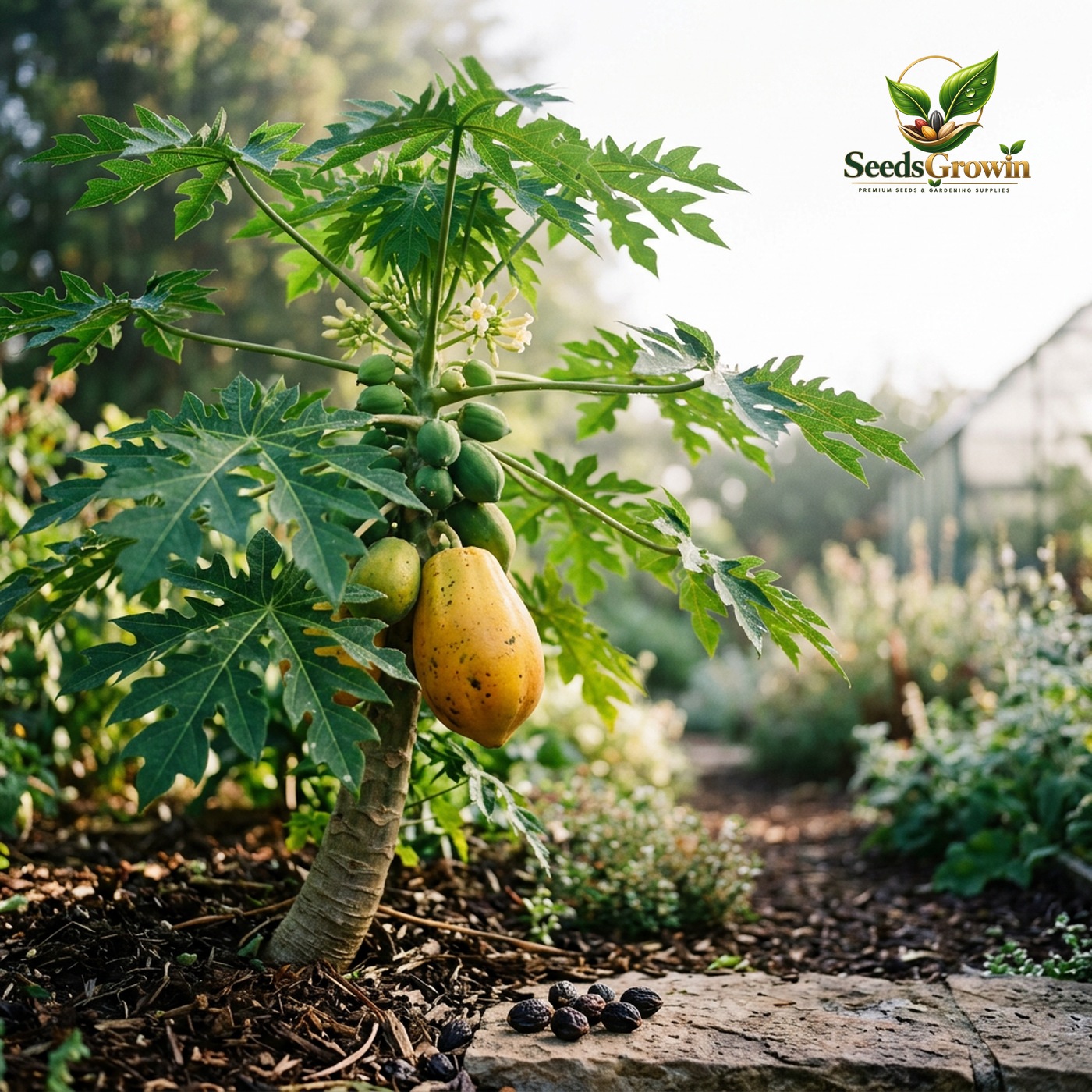 Dwarf Papaya Seeds – growing plant