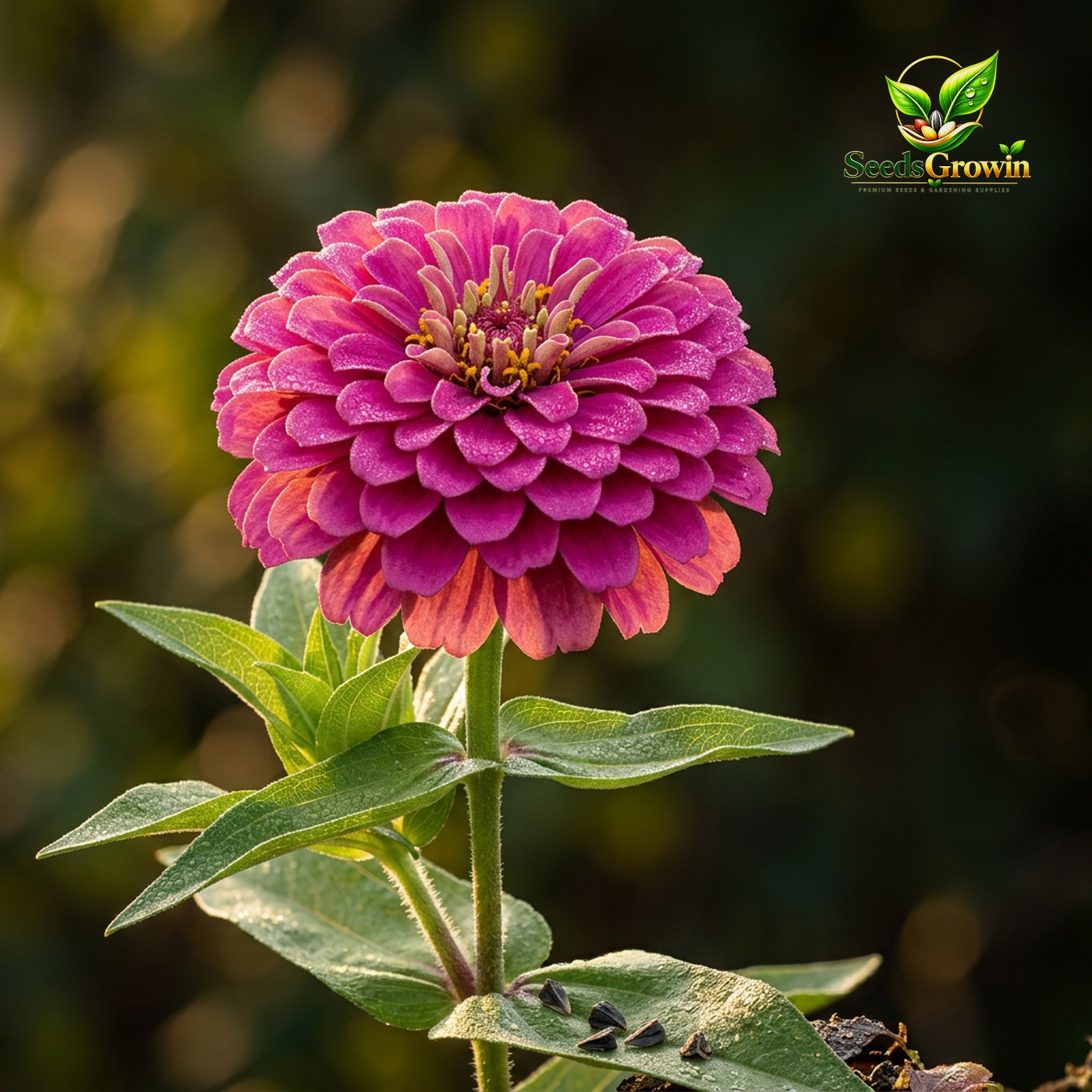 Zinnia Dahlia Seeds – Non-GMO Zinnia Elegans Vibrant Flower