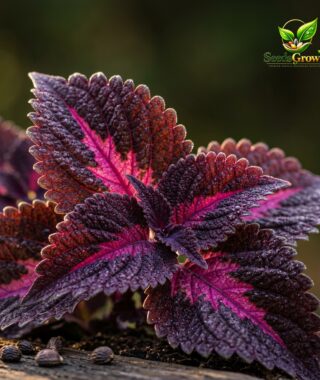 Black Dragon Coleus Seeds – Vibrant Foliage Shade Garden