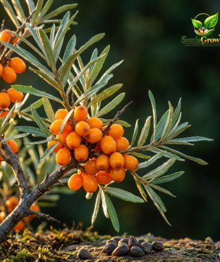 Sea Buckthorn Seeds – Hippophae Rhamnoides Heirloom Shrub