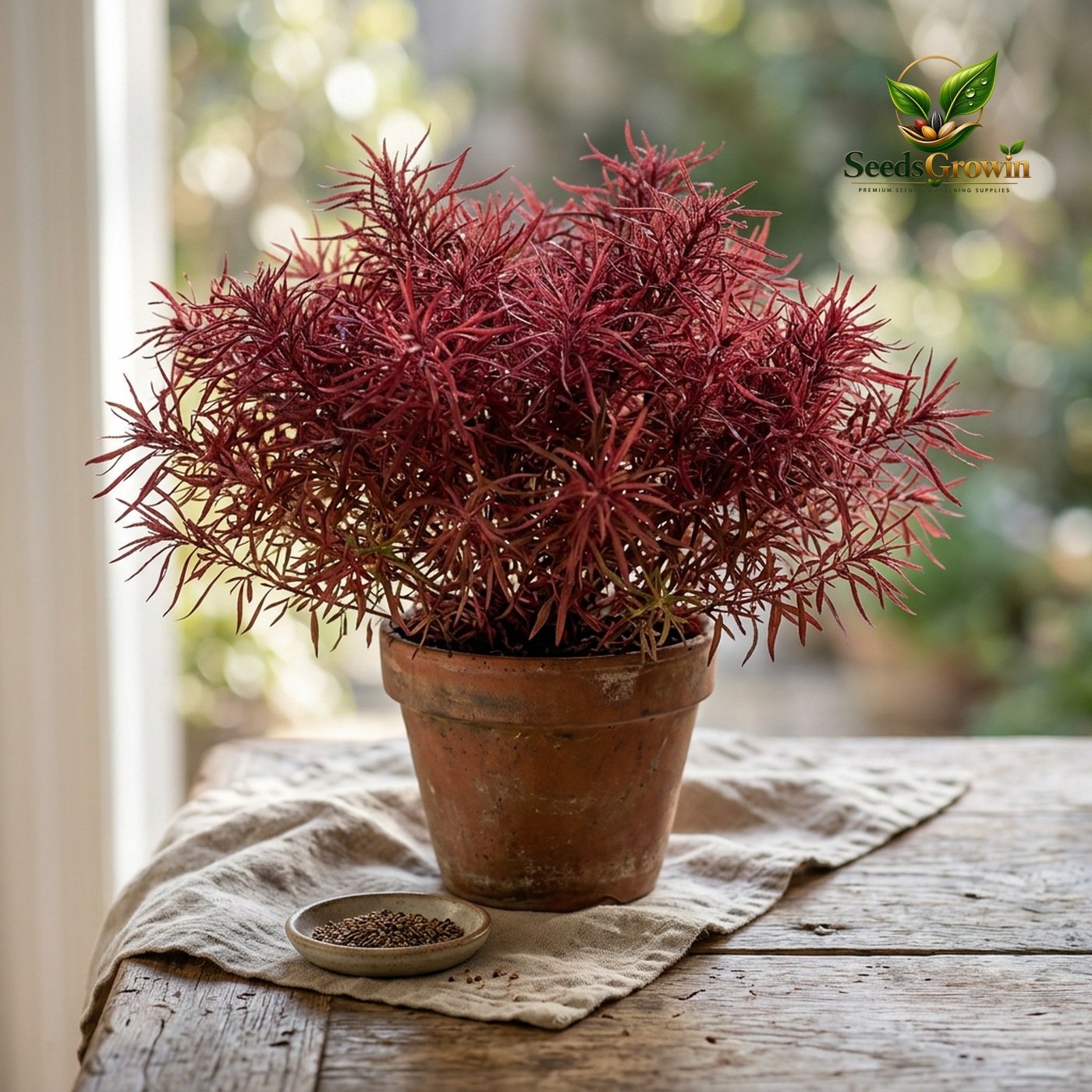 Burning Bush Seeds – close-up foliage