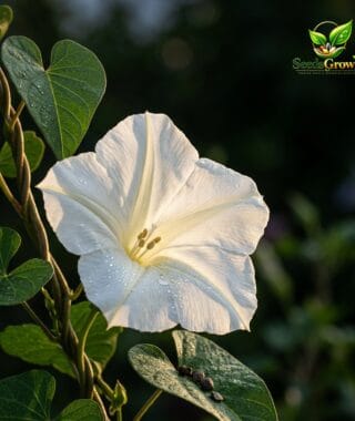 015-Moonflower-Seeds-White-Night-Blooming-Vine-Fragrant-Climbing-Annual-Flower-Approx-50-Seeds product image