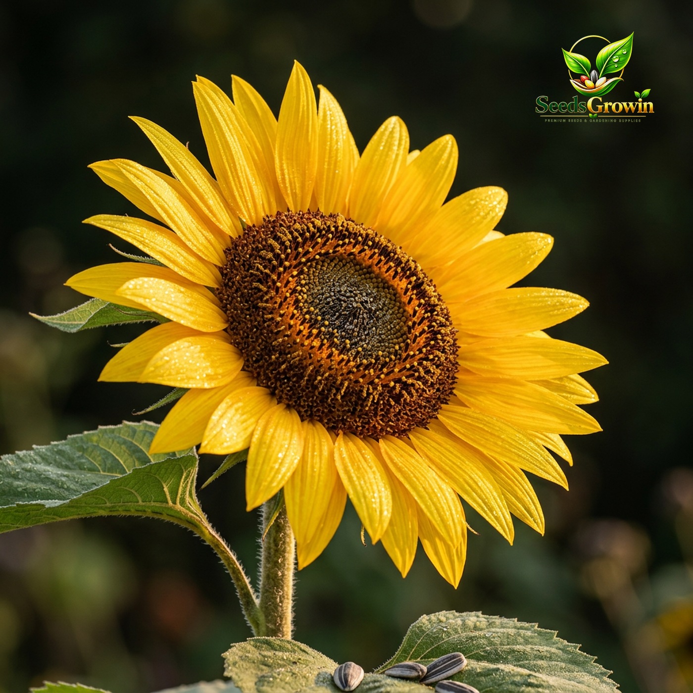 016-Mammoth-Sunflower-Seeds-Giant-Heirloom-Flower-Garden-Variety-Non-GMO product image