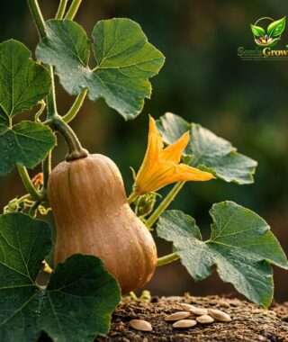 018-Winter-Waltham-Butternut-Squash-Seeds-Organic-Vegetable-Garden-Variety product image