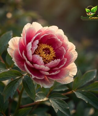 027-Chinese-Peony-Flower-Luxury-Transparent-Phone-Case-Floral-Protective-Cover-Elegant-Design product image