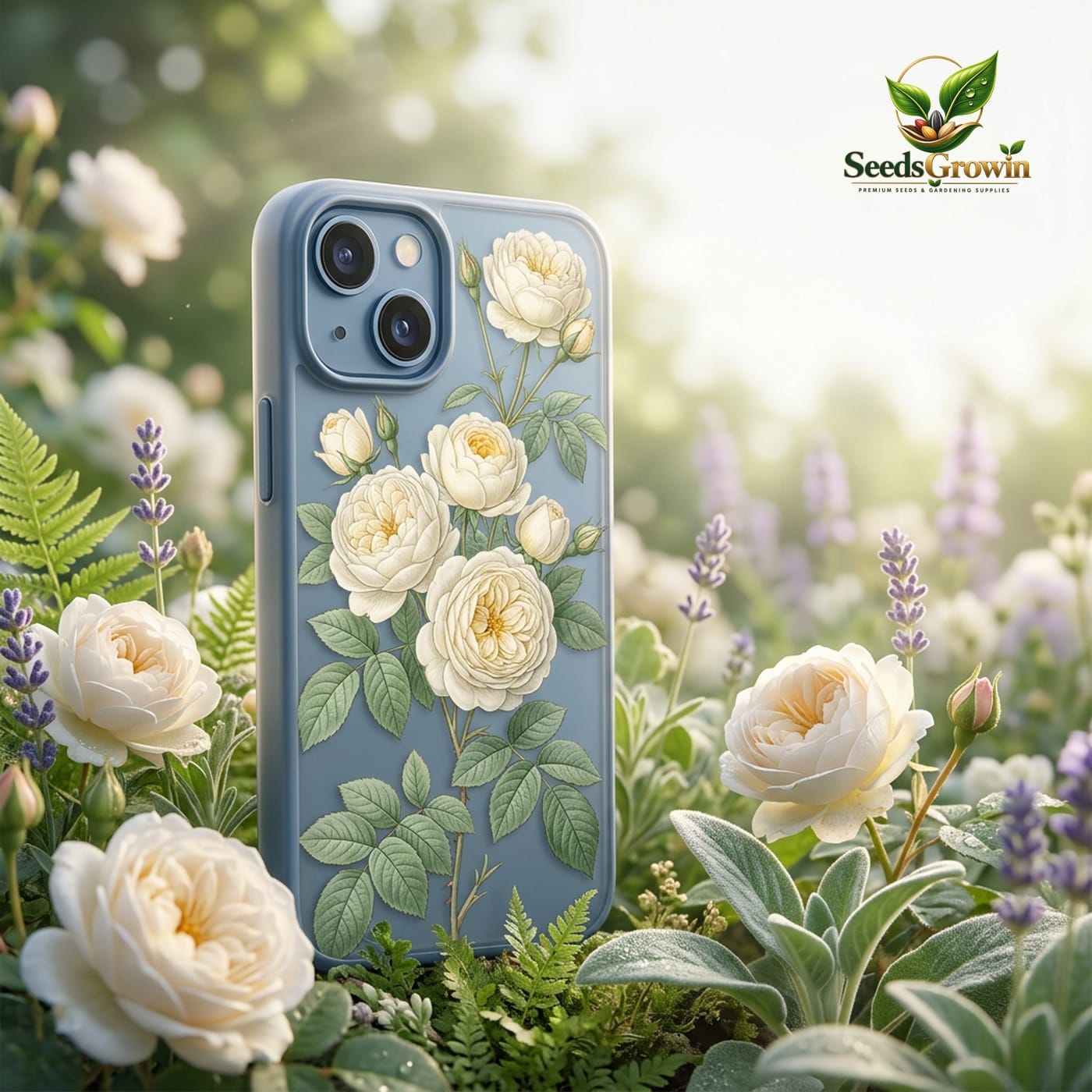Flower Soft Silicone Phone Cover – Floral Pattern Shockproof - photo 2