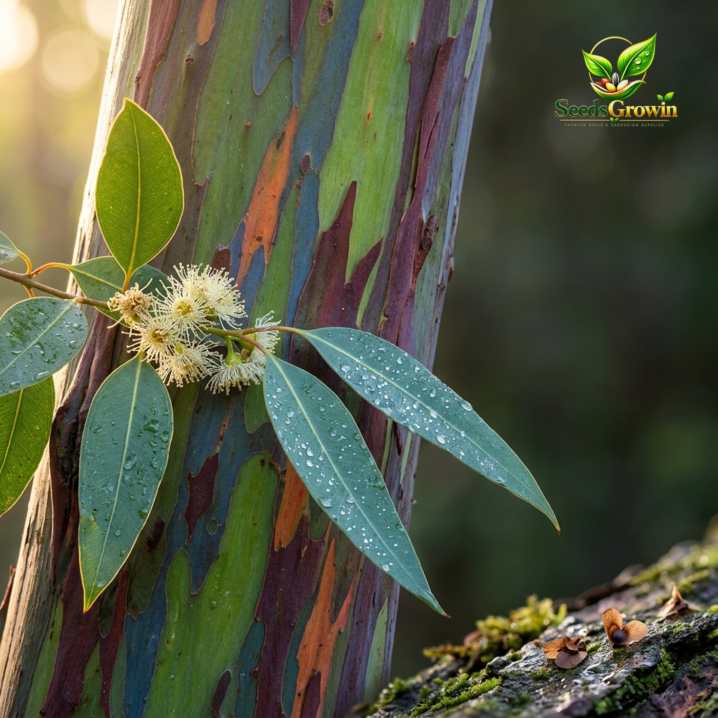 040-Rainbow-Eucalyptus-Tree-Seeds-Exotic-Non-GMO-Heirloom-for-Home-Garden-Growing product image