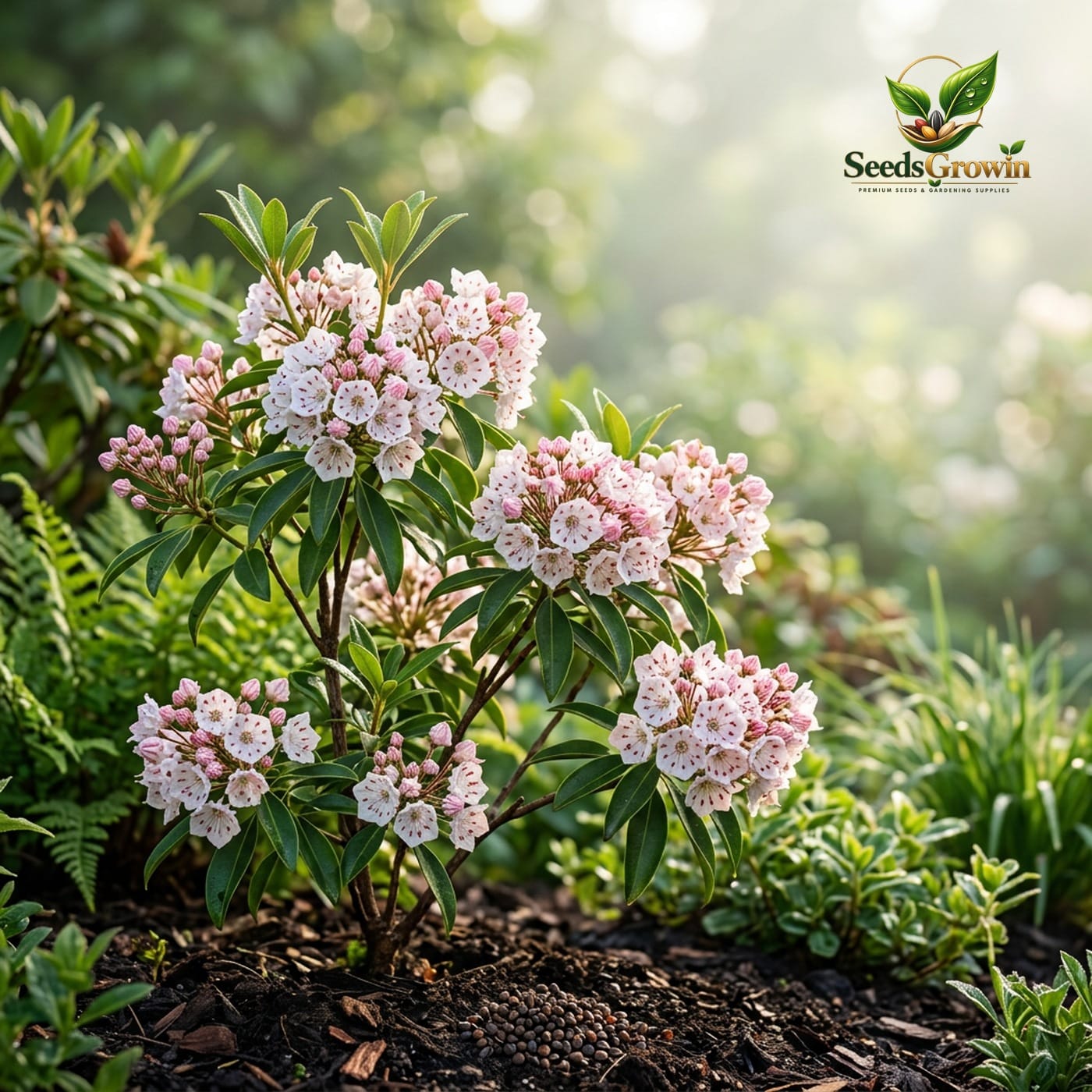 Mountain Laurel Seeds – Kalmia Latifolia White Pink Red Shrub - photo 2
