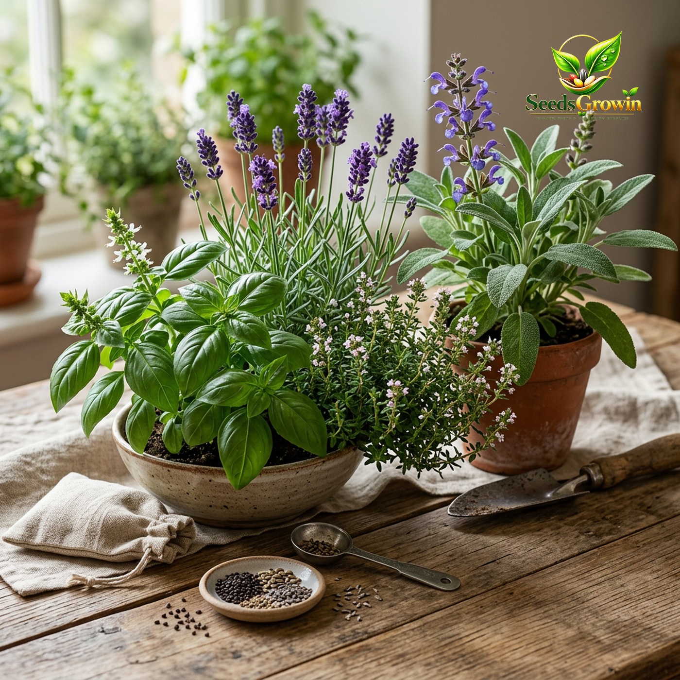Herb Seeds Variety Pack – Heirloom Kitchen Garden Gift - photo 3