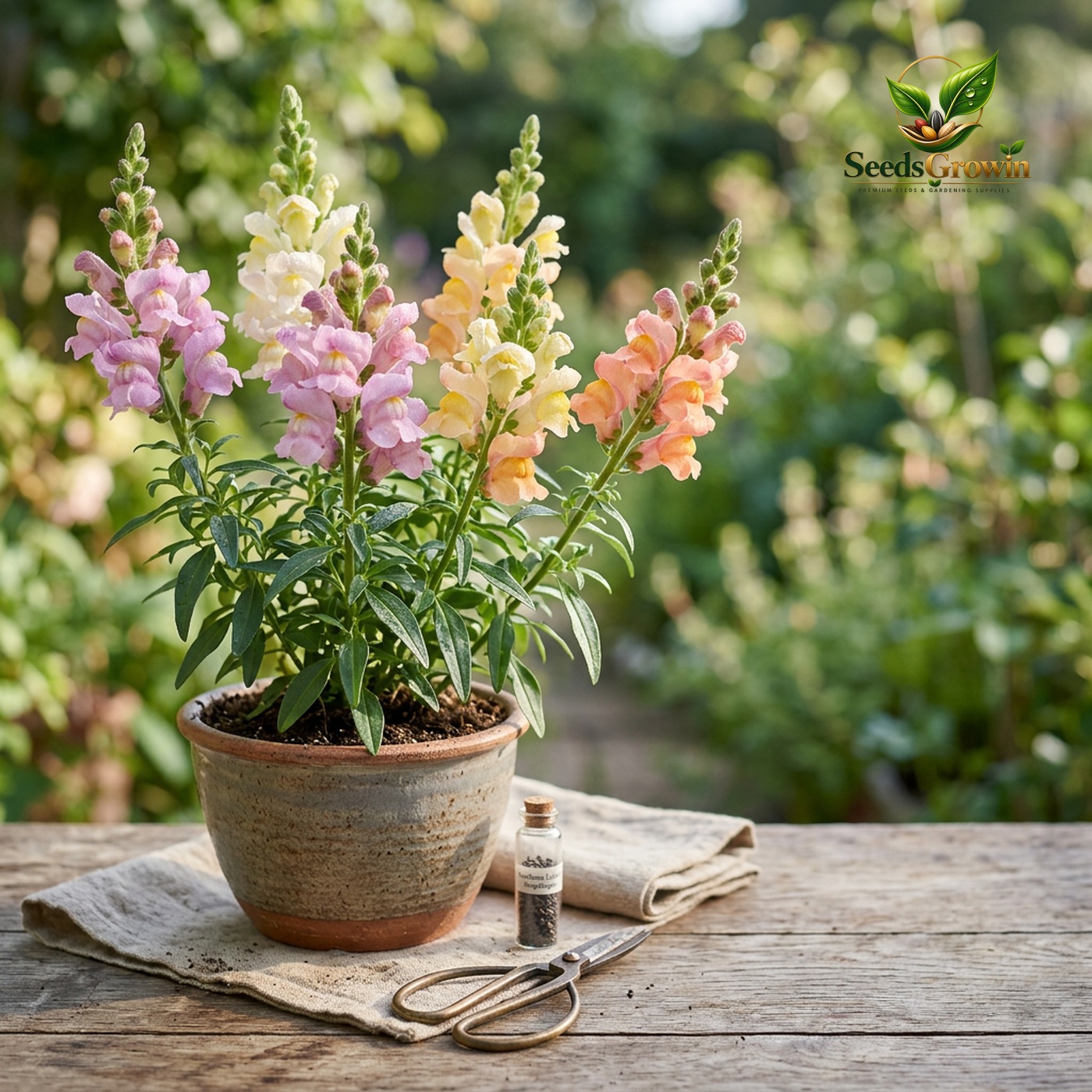 Northern Lights Snapdragon Seeds – Pastel Mix Cut Flowers Heirloom - photo 3