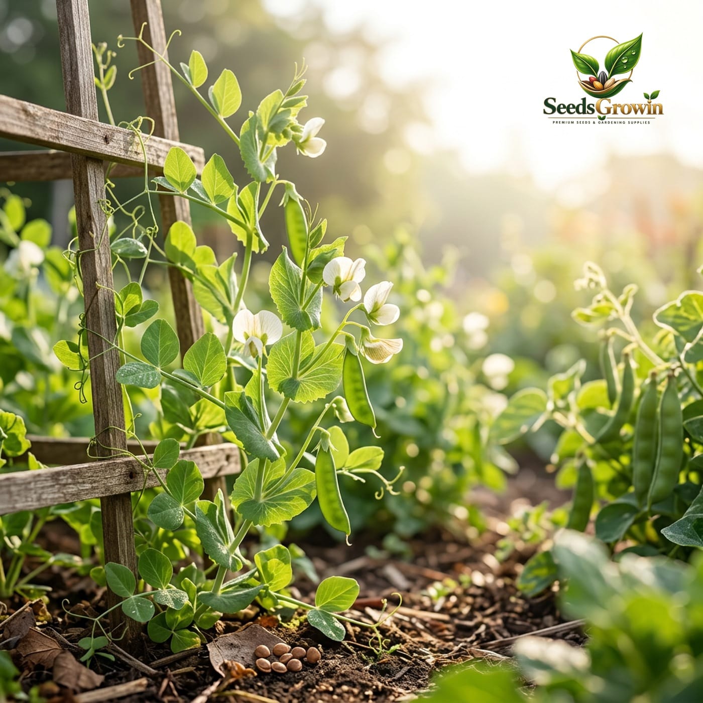 Bean Seeds Collection – Sugar Snap Pea Pole Bush Romano Non-GMO - photo 2