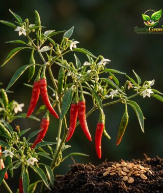050-Thin-Cayenne-Pepper-Seeds-Heirloom-Hot-Vegetable-Garden-Non-GMO-Spicy-Chili-Variety product image