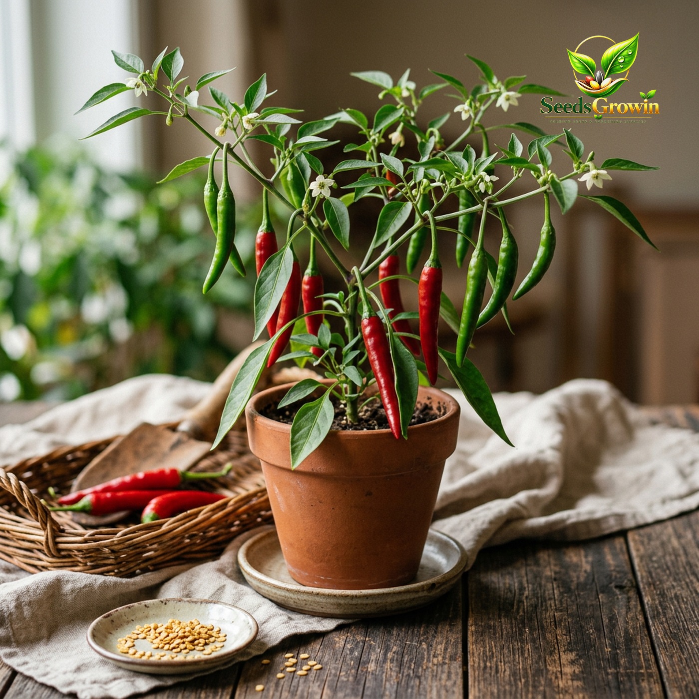 Thin Cayenne Pepper Seeds – Heirloom Hot Non-GMO Spicy Chili - photo 3