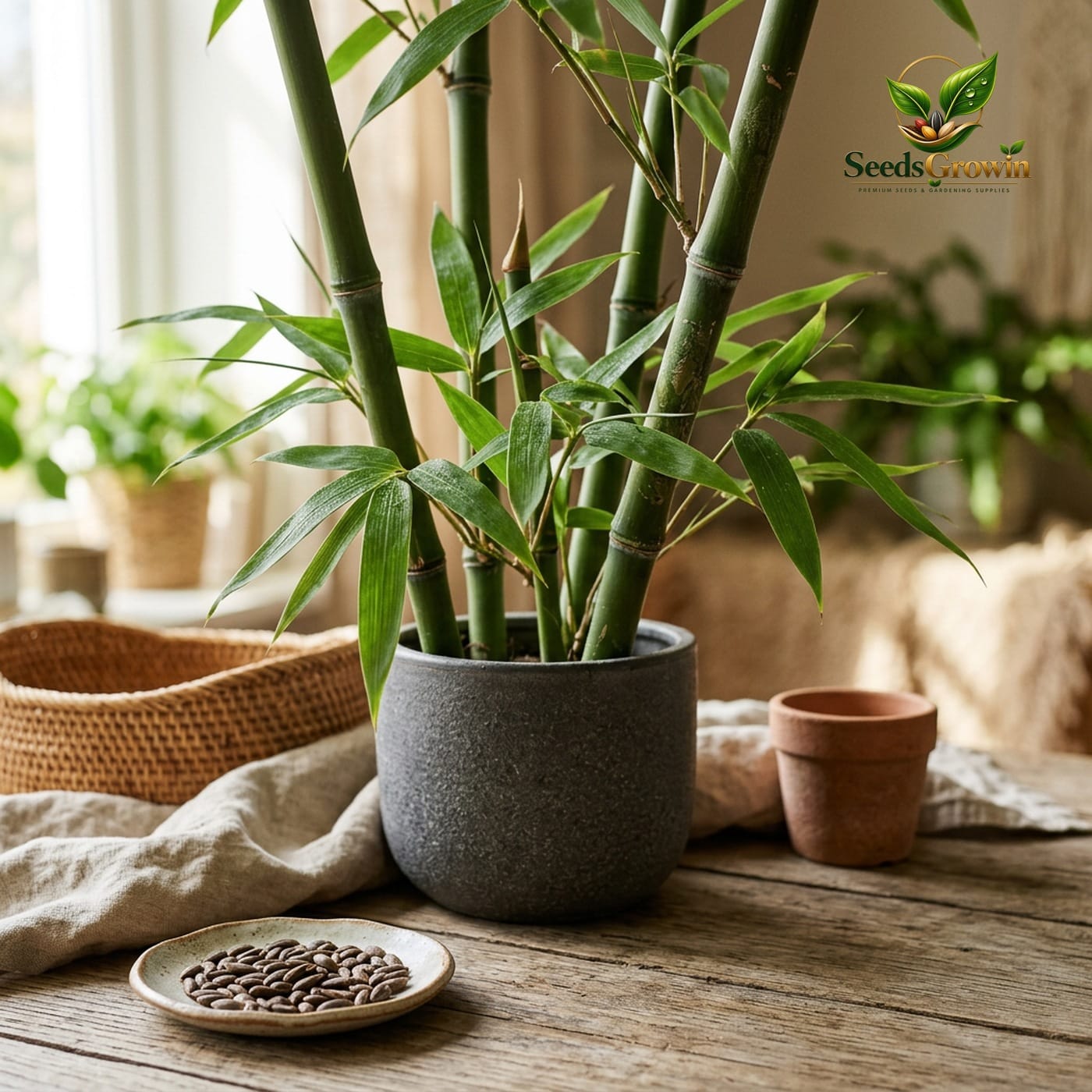 Green Bamboo Seeds – Fast-Growing Giant Ornamental Privacy Plant - photo 3