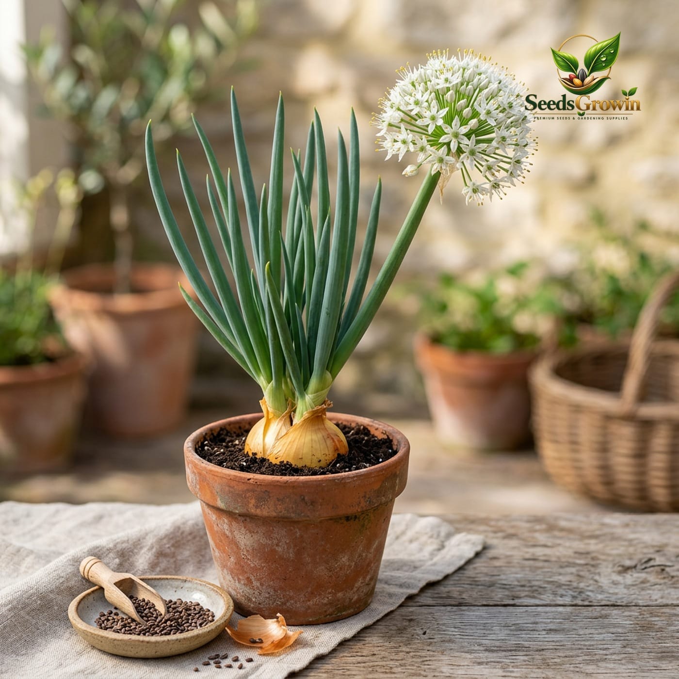 Yellow Sweet Spanish Onion Seeds – Heirloom Vegetable Garden - photo 3