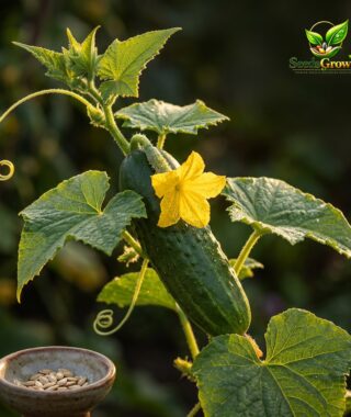 061-Spacemaster-80-Cucumber-Seeds-Non-GMO-Heirloom-Slicing-Vegetable-Garden-Variety product image