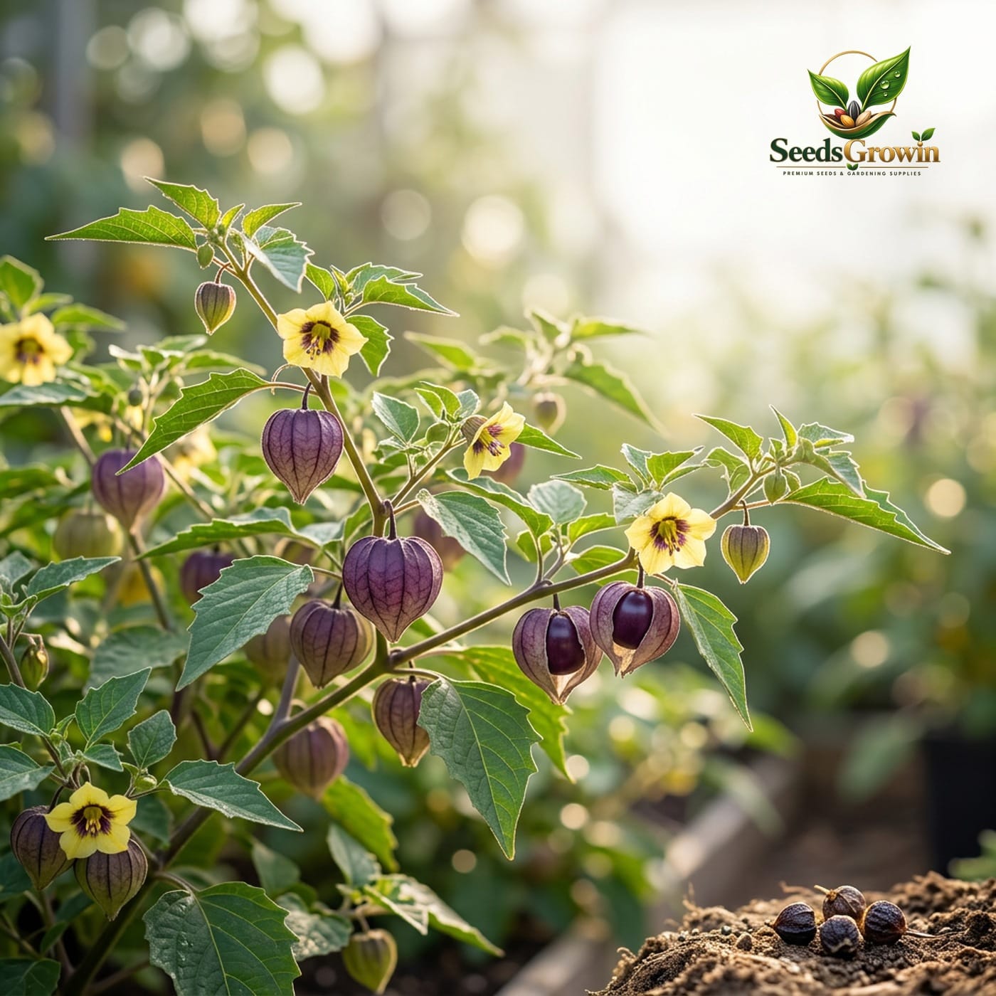 Purple Tomatillo Seeds – Heirloom Non-GMO Vegetable - photo 2