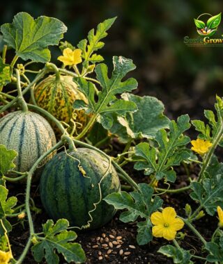 064-Rare-Melon-Seeds-Variety-Mix-Watermelon-Musk-Cantaloupe-Garden-Fruit-Collection product image