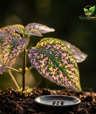 065-Polka-Dot-Plant-seeds-Splash-Select-Rose-Hypoestes-Variegated-Foliage-Indoor-Outdoor product image