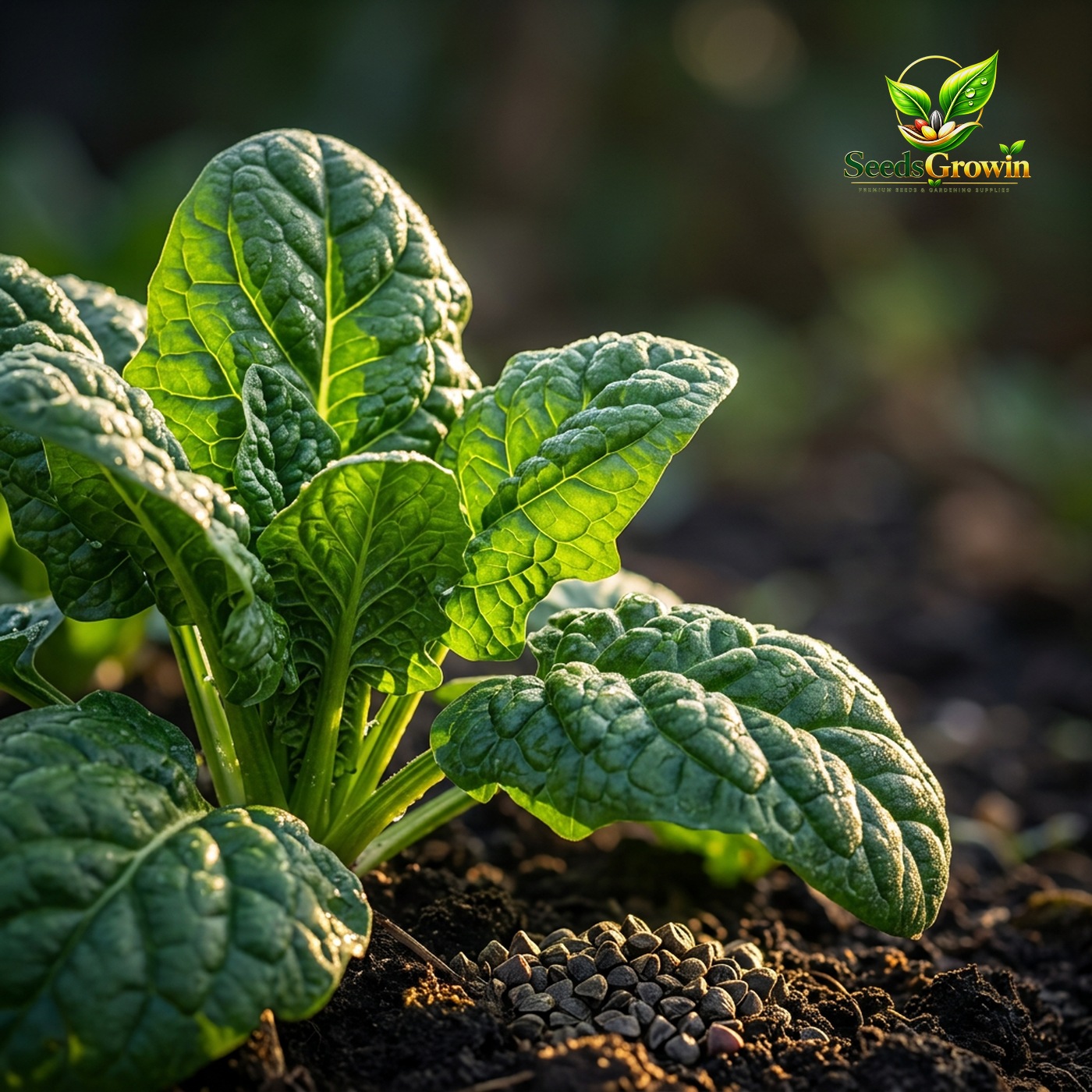 067-Bloomsdale-Spinach-Seeds-Heirloom-Non-GMO-Cold-Hardy-Fast-Growing-Greens product image