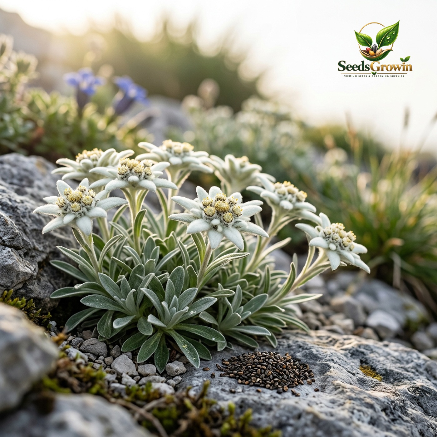 Edelweiss Seeds – White Perennial Ground Cover - photo 2