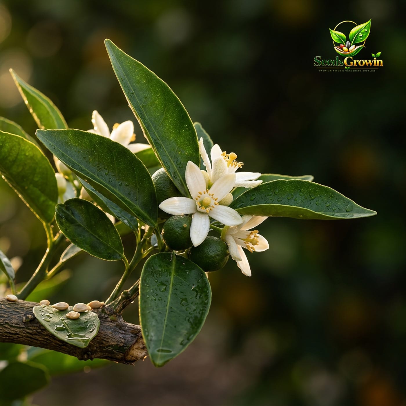 095-Navel-Orange-Tree-Seeds-100-Sweet-Citrus-Fruit-Non-GMO-Heirloom-Garden product image