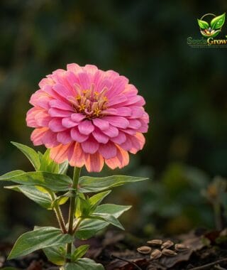 102-Benary-s-Giant-Pink-Zinnia-Seeds-100-Large-Cut-Flower-Blooms-Heirloom product image