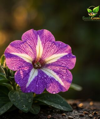 Petunia Starfall F1 Mix Seeds - Colorful Annual Flower - Indoor Outdoor Garden product photo for gardening and home growing