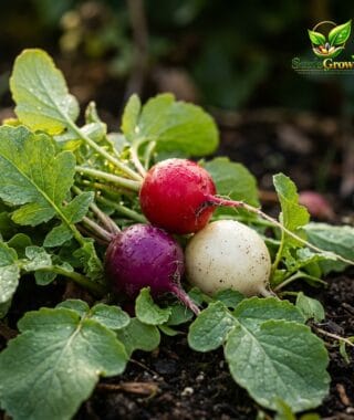Easter Egg Radish Seeds Colorful Mix Red Purple White Heirloom Vegetable Garden Planting product photo for gardening and home growing