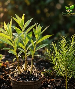 Austree Hybrid Willow Live Tree Rooted Cutting Fast Growing Privacy Shade Plant product photo for gardening and home growing