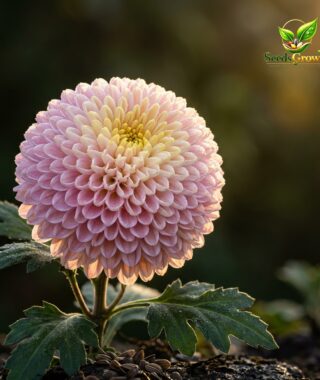 Pompon Chrysanthemum Seeds Mixed Ping Pong Mum Perennial Cut Flower Landscape Variety product photo for gardening and home growing