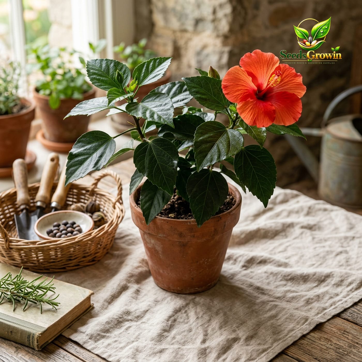 Hibiscus Seeds Tropical Perennial Outdoor Plant Colorful Pollinator Friendly Landscape Variety product photo for gardening and home growing