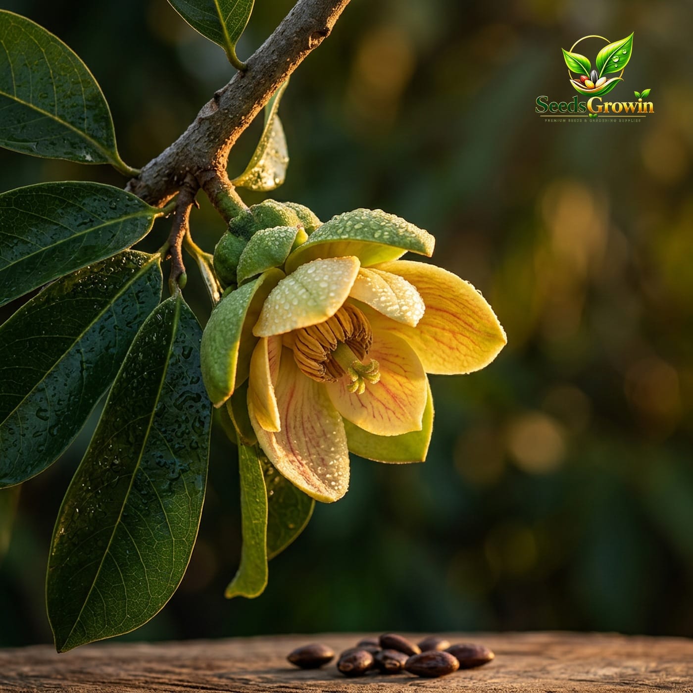 Soursop Seeds Graviola Guanabana Annona Muricata Tropical Fruit Tree Perennial Cultivation product photo for gardening and home growing