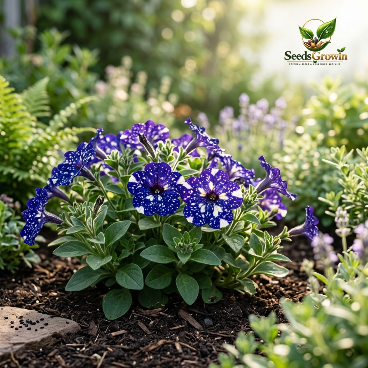 Night Sky Petunia Seeds product photo for gardening and home growing