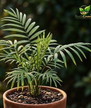 Parlor Palm Seeds – Chamaedorea Elegans Indoor Tropical Plant (Perennial) product photo for gardening and home growing