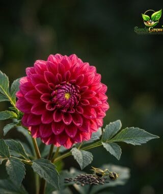 Dahlia Pinnata Seeds, Large Double Bloom Cut Flowers, Heirloom Garden Planting product photo for gardening and home growing