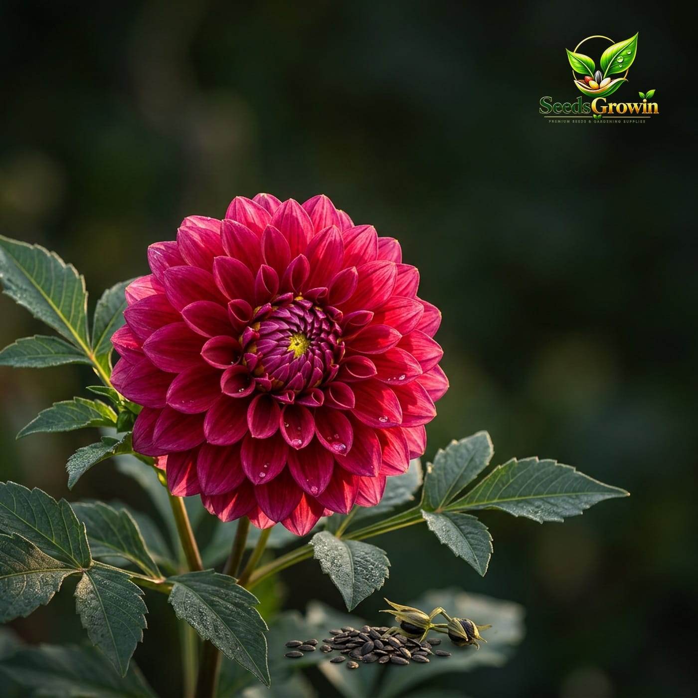 Dahlia Pinnata Seeds, Large Double Bloom Cut Flowers, Heirloom Garden Planting product photo for gardening and home growing